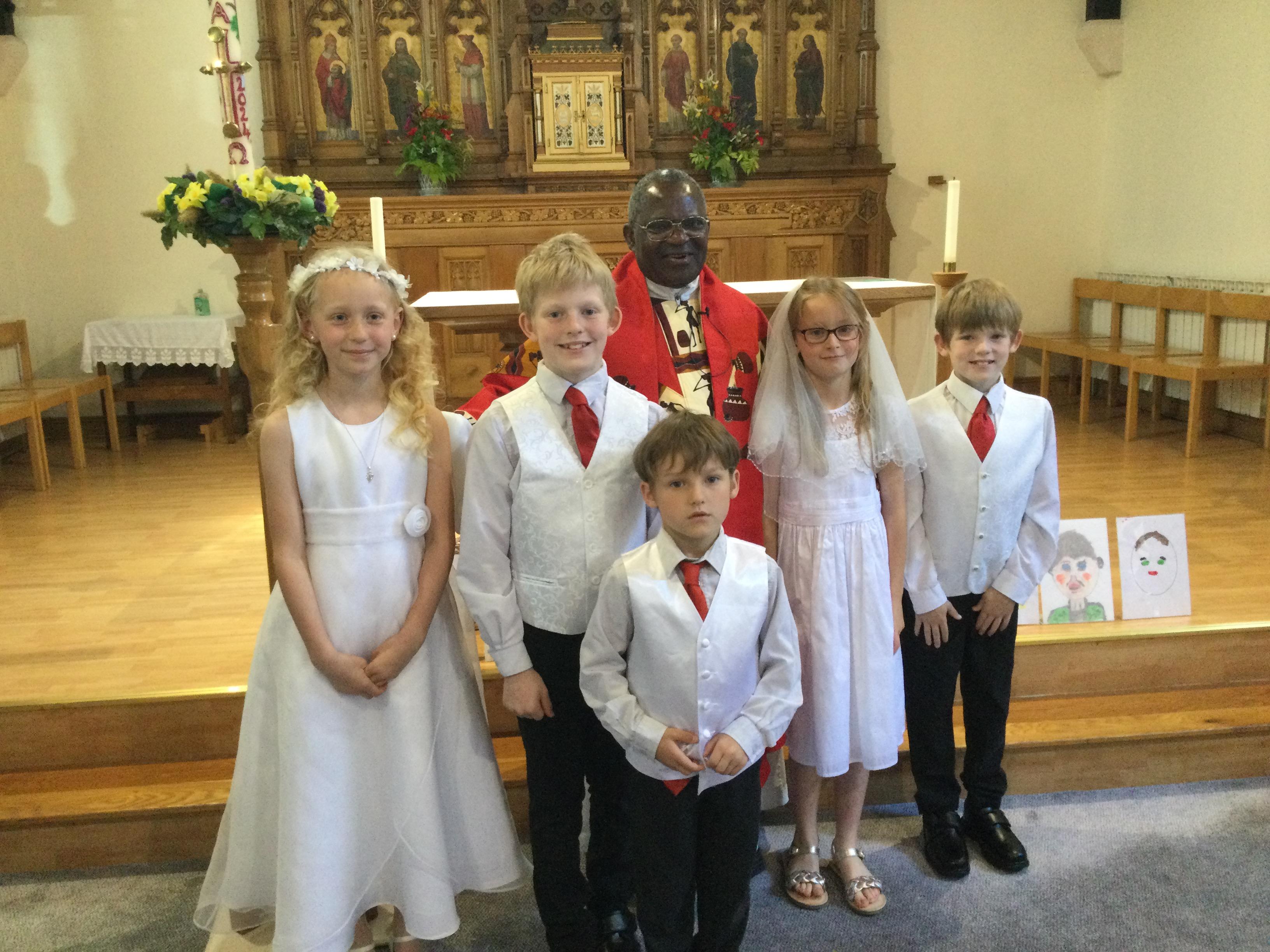 Congratulations to the children from school who made their Holy Communion on Sunday 19th M